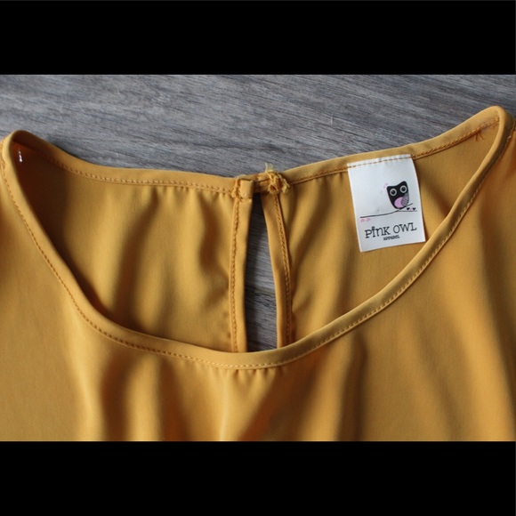 MUSTARD TOP DRESS - Picture 4 of 8